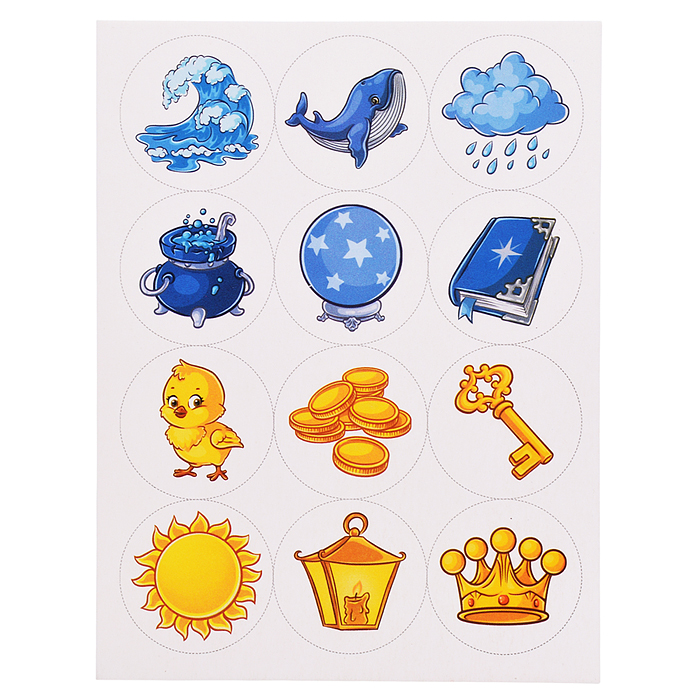 Настольная игра в коробке "Сортер. Волшебник цвета"