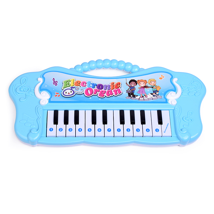 Фото к товару Синтезатор 1019-8 "Волшебный клавишник" в коробке Синтезатор 1019-8 "Волшебный клавишник" в коробке