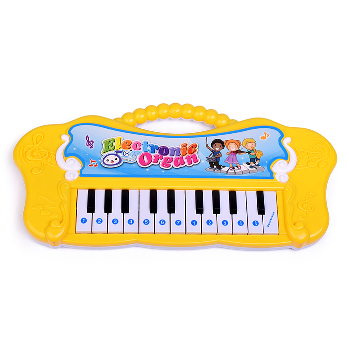 Фото к товару Синтезатор 1019-8 "Волшебный клавишник" в коробке Синтезатор 1019-8 "Волшебный клавишник" в коробке