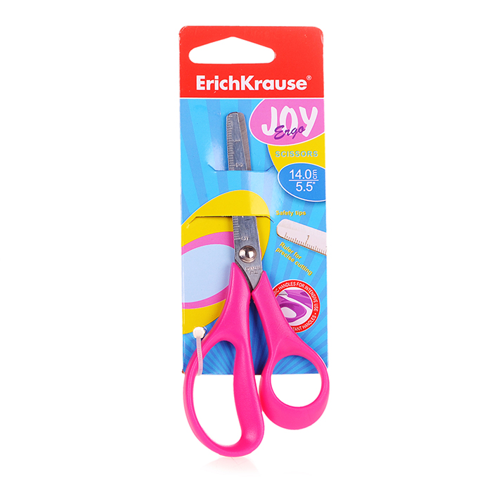 Ножницы JOY ® Ergo, 14см, ассорти (в блистере по 1 шт.) Ножницы JOY ® Ergo, 14см, ассорти (в блистере по 1 шт.)