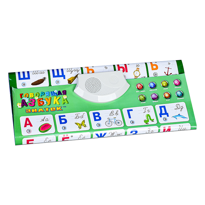 Фото к товару Электронный звуковой плакат Знаток. Говорящая Азбука Электронный звуковой плакат Знаток. Говорящая Азбука