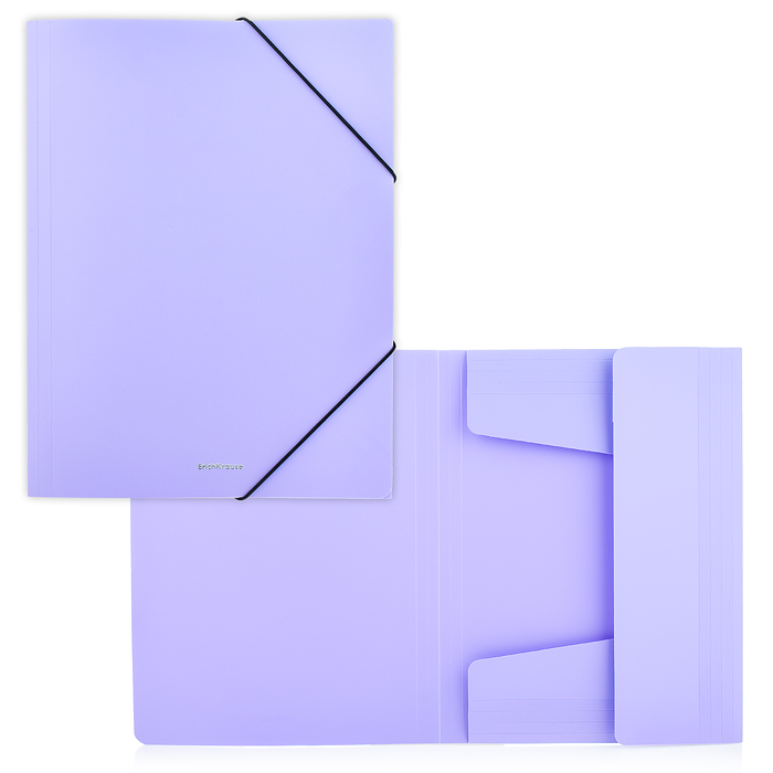 Папка на резинках пластиковая Matt Pastel, A4, ассорти Папка на резинках пластиковая Matt Pastel, A4, ассорти