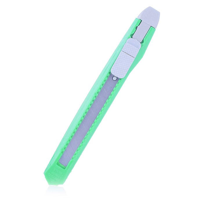 Нож канцелярский 9мм, с фиксатором, европодвес 