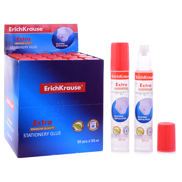 Клей канцелярский Extra, 55мл Клей канцелярский Extra, 55мл