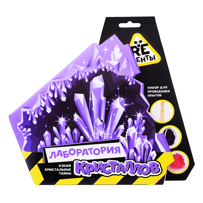Научно-познавательный набор "Лаборатория кристаллов" Научно-познавательный набор "Лаборатория кристаллов"