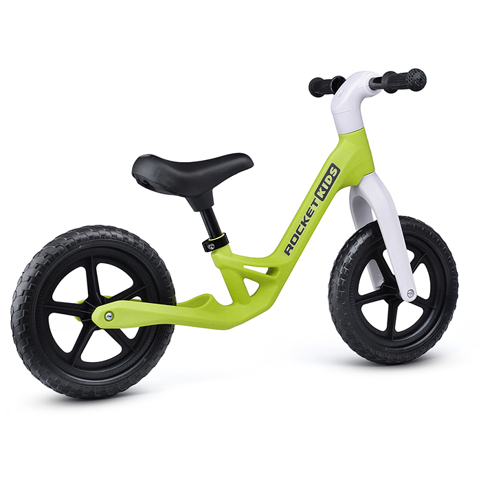 Фото к товару Беговел 12" Rocket, колеса EVА, рама нейлон, цвет салатовый Беговел 12" Rocket, колеса EVА, рама нейлон, цвет салатовый