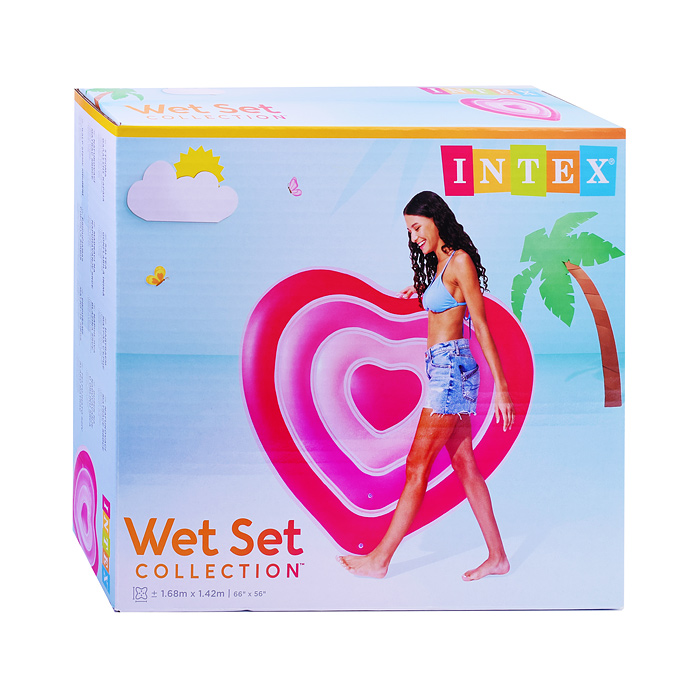 Фото к товару Матрас надувной "SWEETHEART" 1.68 х 1.42 x 25см 58727EU INTEX Матрас надувной "SWEETHEART" 1.68 х 1.42 x 25см 58727EU INTEX