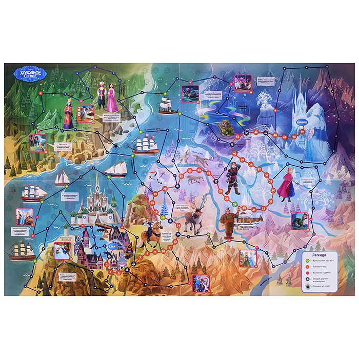 Большая настольная игра. Холодное сердце. В королевстве льда.
