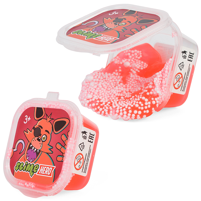 Слайм "Hero" Роботы Лис красный Слайм "Hero" Роботы Лис красный