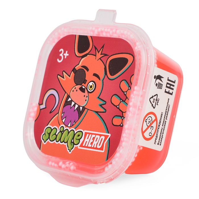Слайм "Hero" Роботы Лис красный