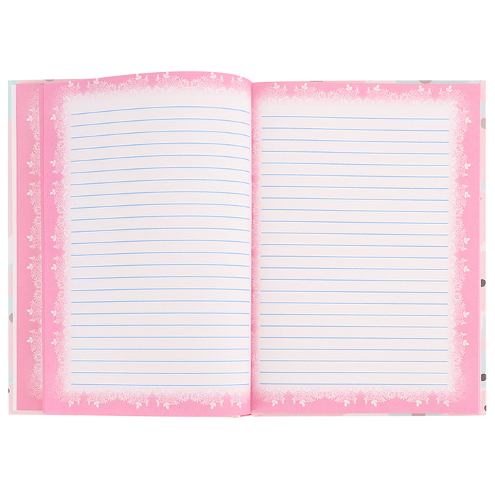 Записная книжка для девочек А5 80л. "Панды в небесах" 