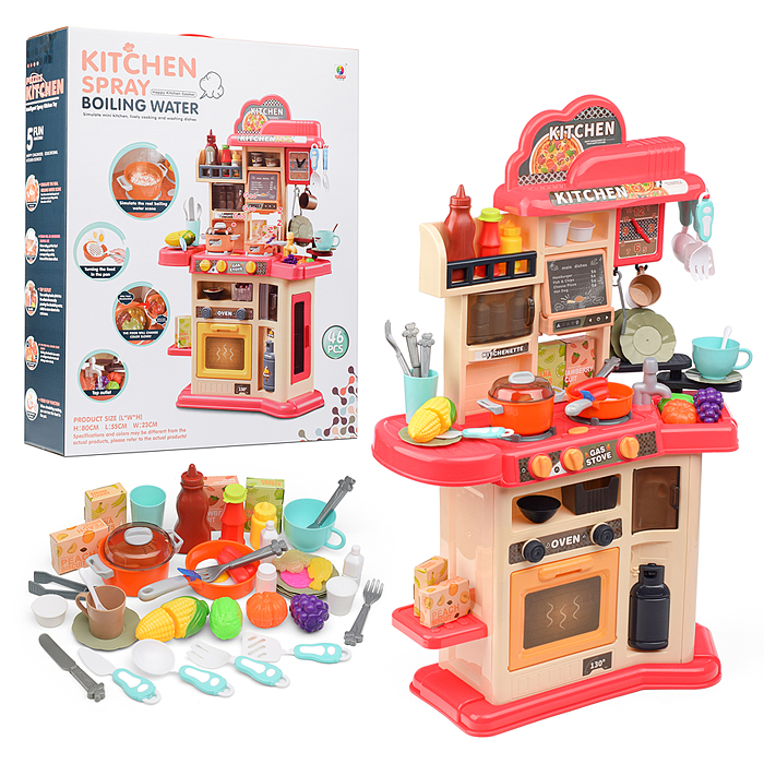 Игровой набор кухня MJL-911 "Мастер шеф" цвет розовый, в коробке Игровой набор кухня MJL-911 "Мастер шеф" цвет розовый, в коробке