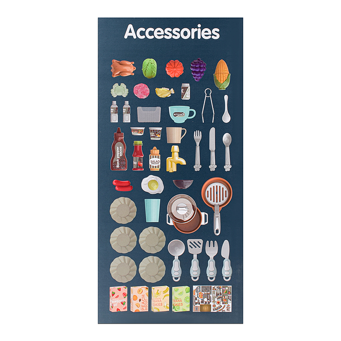 Фото к товару Игровой набор кухня MJL-911 "Мастер шеф" цвет розовый, в коробке Игровой набор кухня MJL-911 "Мастер шеф" цвет розовый, в коробке