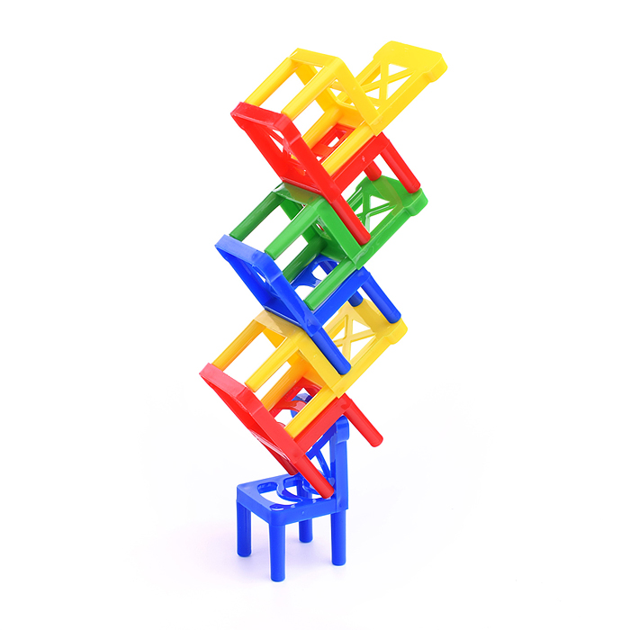 Настольная игра UT0031 "Балансирующие стульчики" (36 шт) в пакете