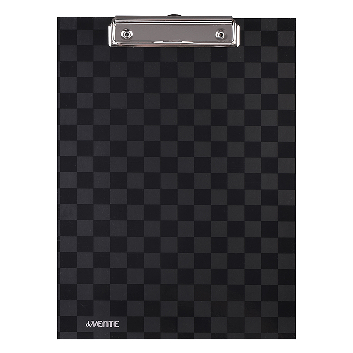 Клипборд "Total black" A4 (225x315 мм) картон толщина 2 мм, матовая ламинация