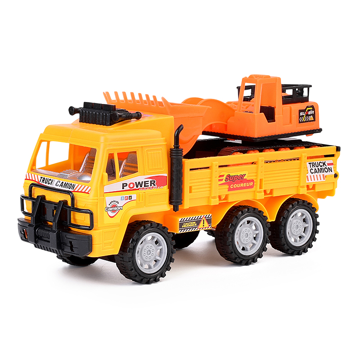 Набор машин 301-2 "Самосвал" с грейдером, в пакете 