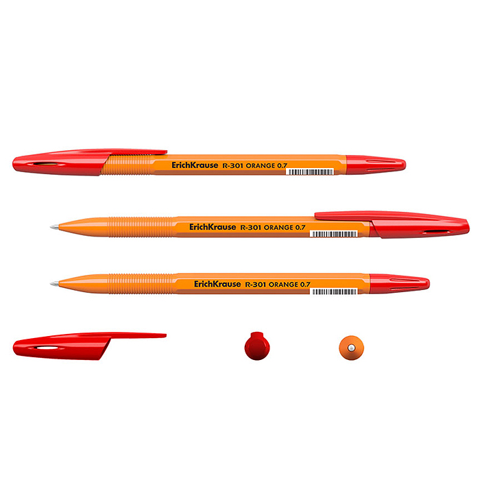 Фото к товару Ручка шариковая Stick Orange 0.7, цвет чернил красный Ручка шариковая Stick Orange 0.7, цвет чернил красный