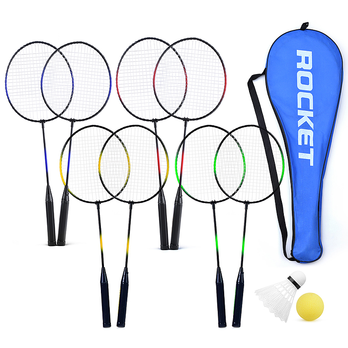 Набор Бадминтон R0176 (2 ракетки, волан,мячик) в сетке