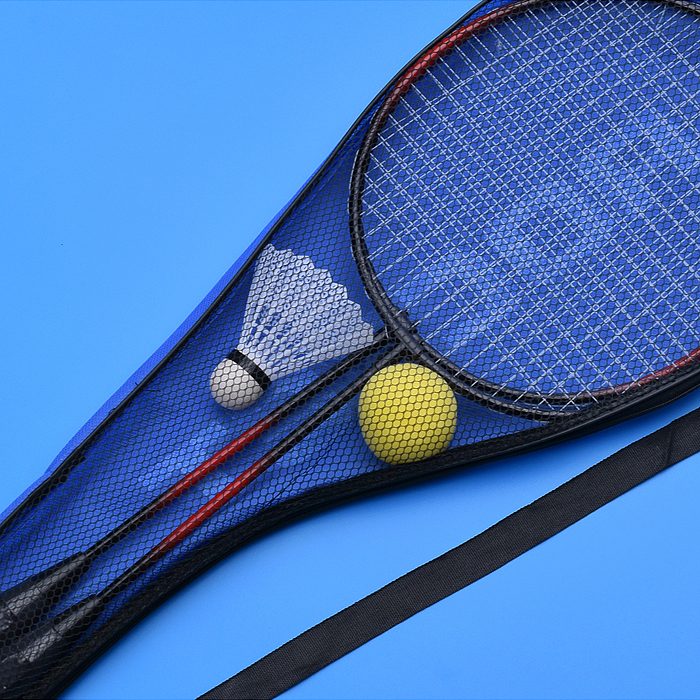 Набор Бадминтон R0176 (2 ракетки, волан,мячик) в сетке