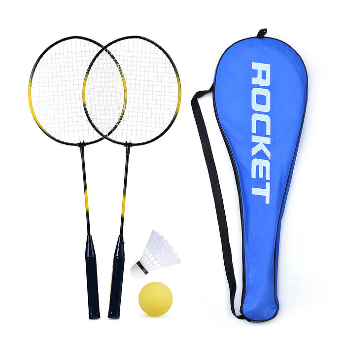 Набор Бадминтон R0176 (2 ракетки, волан,мячик) в сетке