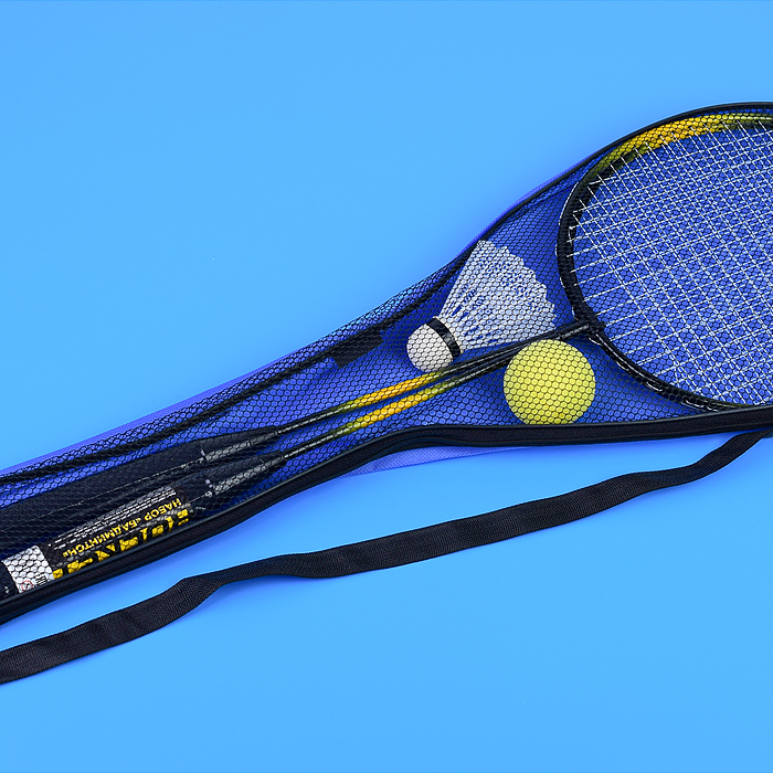 Набор Бадминтон R0176 (2 ракетки, волан,мячик) в сетке