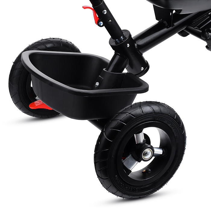 Фото к товару Велосипед трехколесный Rocket 137-BR, колеса надувные 12"/10", цвет коричневый Велосипед трехколесный Rocket 137-BR, колеса надувные 12"/10", цвет коричневый