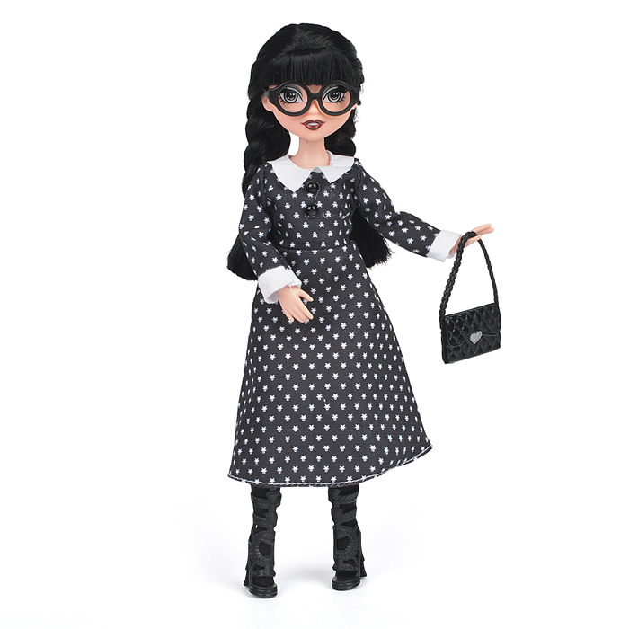 Модная кукла Glam Divas Вэнди с аксессуарами, платье в горох 25 см.