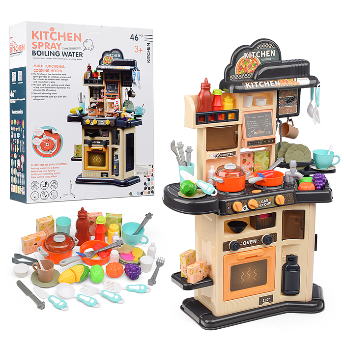 Игровой набор кухня MJL-911 "Мастер шеф" цвет серый, в коробке Игровой набор кухня MJL-911 "Мастер шеф" цвет серый, в коробке