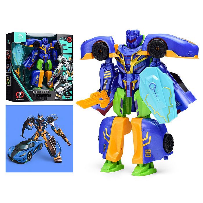 Фото к товару Робот 908-13B трансформирующийся в спорткар, в коробке Робот 908-13B трансформирующийся в спорткар, в коробке