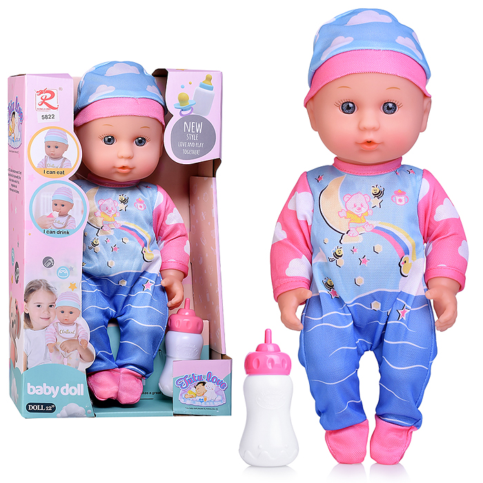 Пупс 5822 "Мишенька" с аксессуарами, в коробке Пупс 5822 "Мишенька" с аксессуарами, в коробке