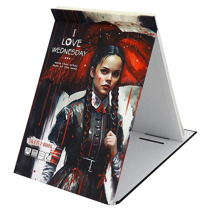 Скетчбук А4, 24л. "Wednesday image" мольберт Скетчбук А4, 24л. "Wednesday image" мольберт