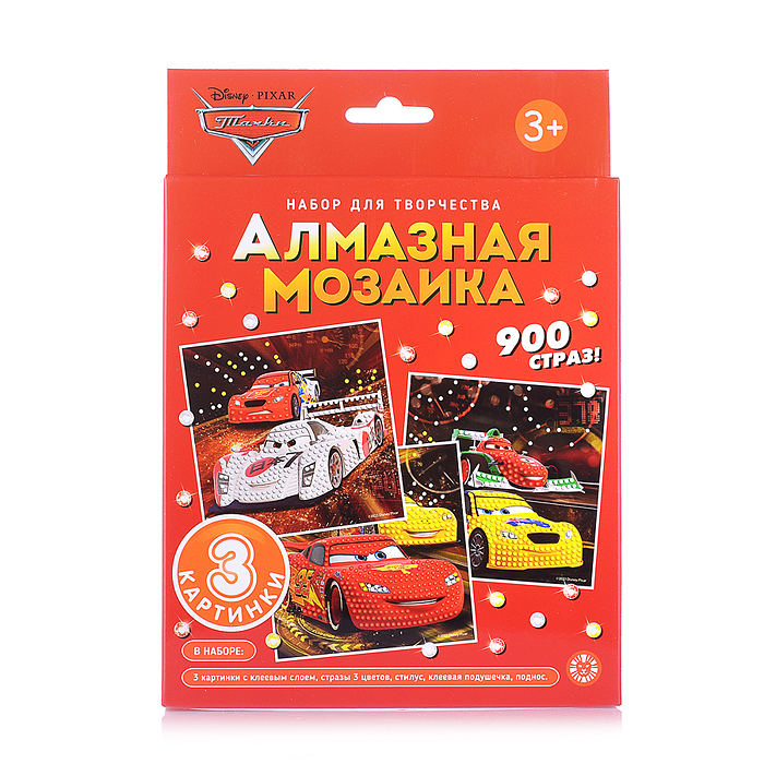 Набор для творчества "Алмазная мозаика" Тачки Набор для творчества "Алмазная мозаика" Тачки