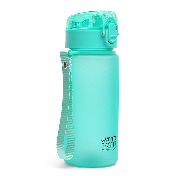 Бутылка "Pastel" 400 мл, 18x6,5 см, пластиковая, с диффузором, матовая, бирюзовая, с неск Бутылка "Pastel" 400 мл, 18x6,5 см, пластиковая, с диффузором, матовая, бирюзовая, с неск