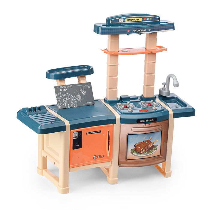 Фото к товару Игровой набор кухня MJL-913B "У шефа" цвет синий, в коробке Игровой набор кухня MJL-913B "У шефа" цвет синий, в коробке