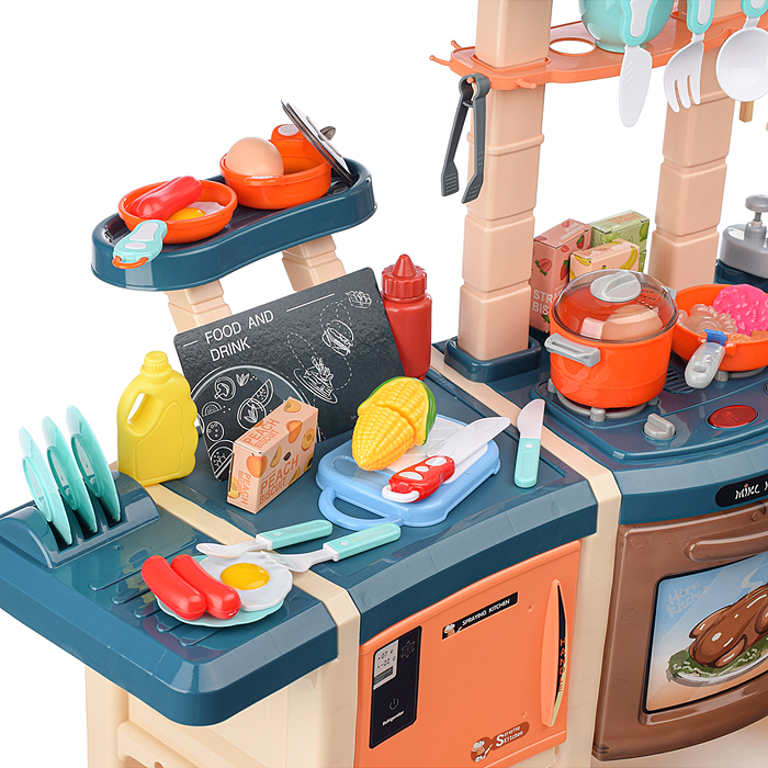 Фото к товару Игровой набор кухня MJL-913B "У шефа" цвет синий, в коробке Игровой набор кухня MJL-913B "У шефа" цвет синий, в коробке