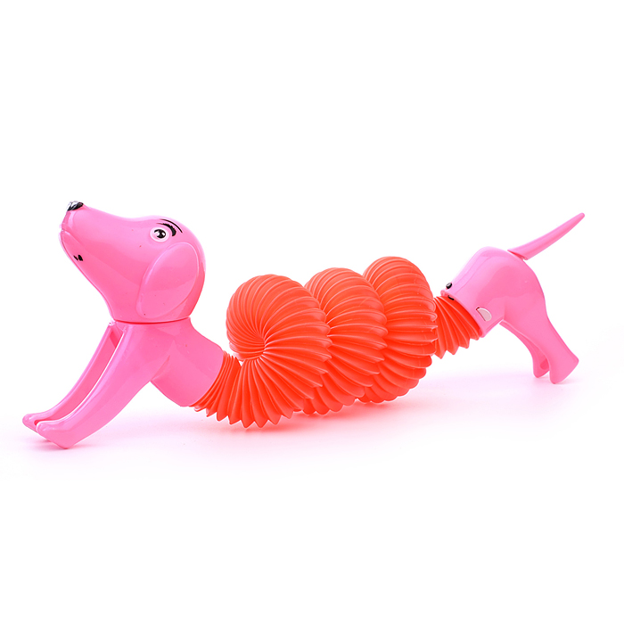 Игрушка-антистресс 00-2119 "Такса" свет (32 см.) в пакете 