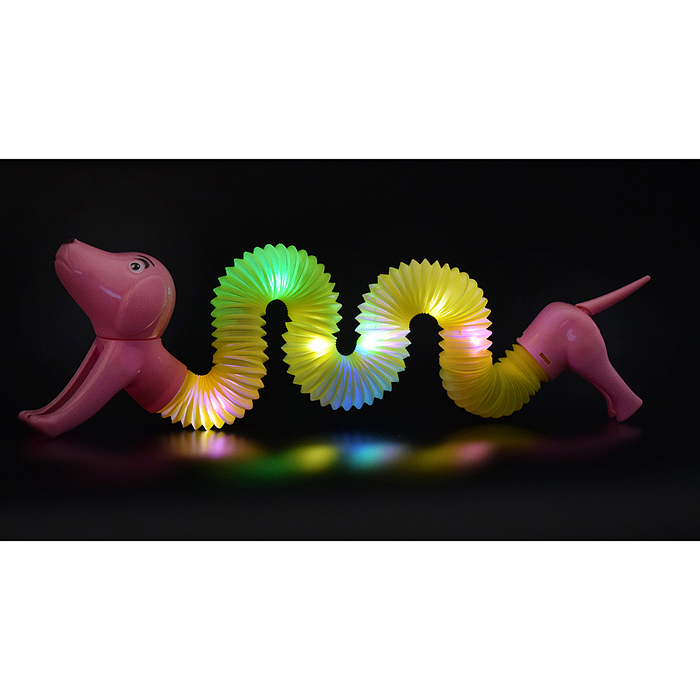 Игрушка-антистресс 00-2119 "Такса" свет (32 см.) в пакете 