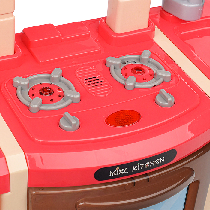 Фото к товару Игровой набор кухня MJL-913B "У шефа" цвет розовый, в коробке Игровой набор кухня MJL-913B "У шефа" цвет розовый, в коробке