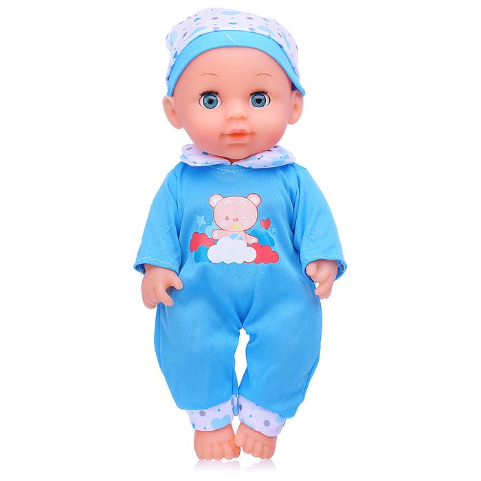 Фото к товару Пупс 9562 с аксессуарами "Максимка" со звуком, пьёт, писает, в коробке Пупс 9562 с аксессуарами "Максимка" со звуком, пьёт, писает, в коробке