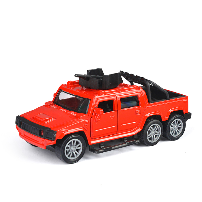 Фото к товару Красная инерционная машинка Горный пикап die-cast,1:32, открывающиеся двери Красная инерционная машинка Горный пикап die-cast,1:32, открывающиеся двери