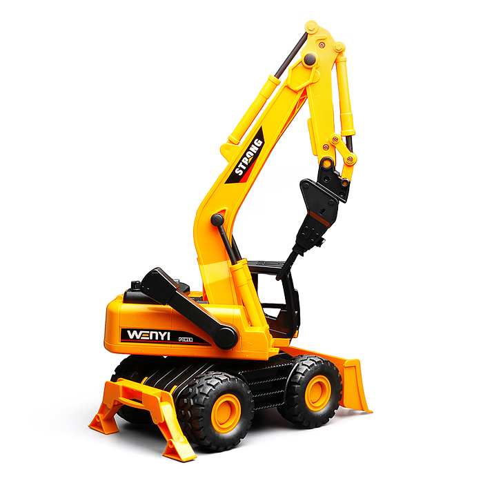 Экскаватор WY1139ABC "Многофункциональный" 1:14 (свет, звук) в коробке