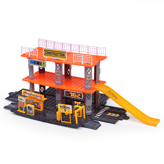 Парковка MH2113 "Приключения на стройке" (142 предметов) в коробке