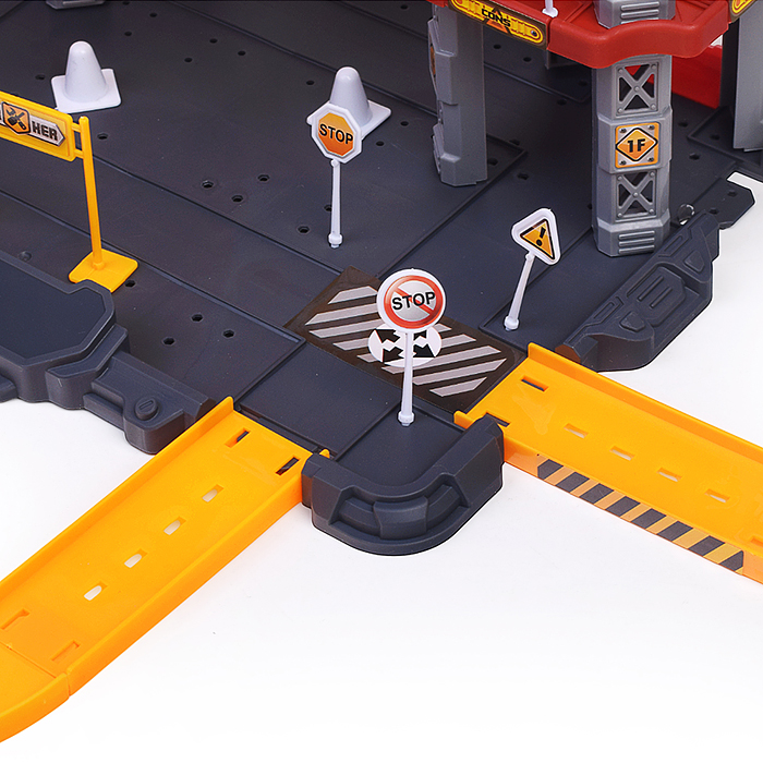 Парковка MH2113 "Приключения на стройке" (142 предметов) в коробке