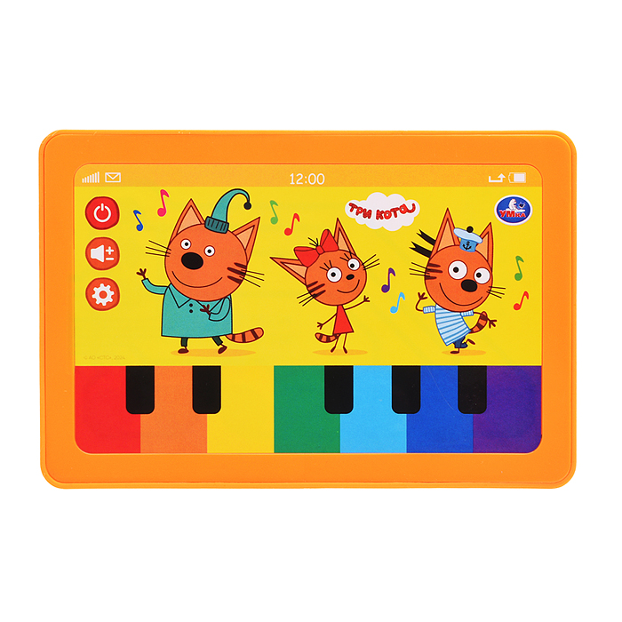Мини планшет "Три кота" (35+ песен, скороговорок и стихов) на блистере