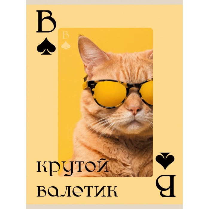 Тетрадь 80л. клетка "Крутой валетик" А4 обложка хромэрзац. скрепка. Бумага–офсет 60г/м2, 