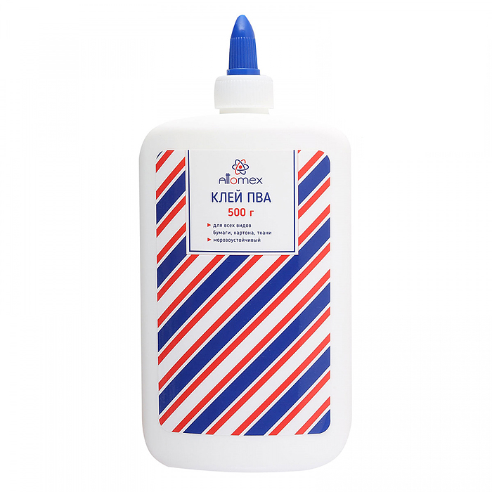 Клей ПВА морозоустойчивый (до -40°C) 500 г в пластиковой бутылочке с дозатором Клей ПВА морозоустойчивый (до -40°C) 500 г в пластиковой бутылочке с дозатором