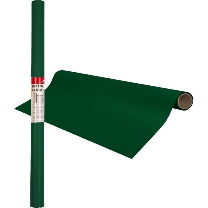 Пленка самоклеящаяся меловая 45х100 см, зеленая, полипропилен 100 мкм, матовая поверхность