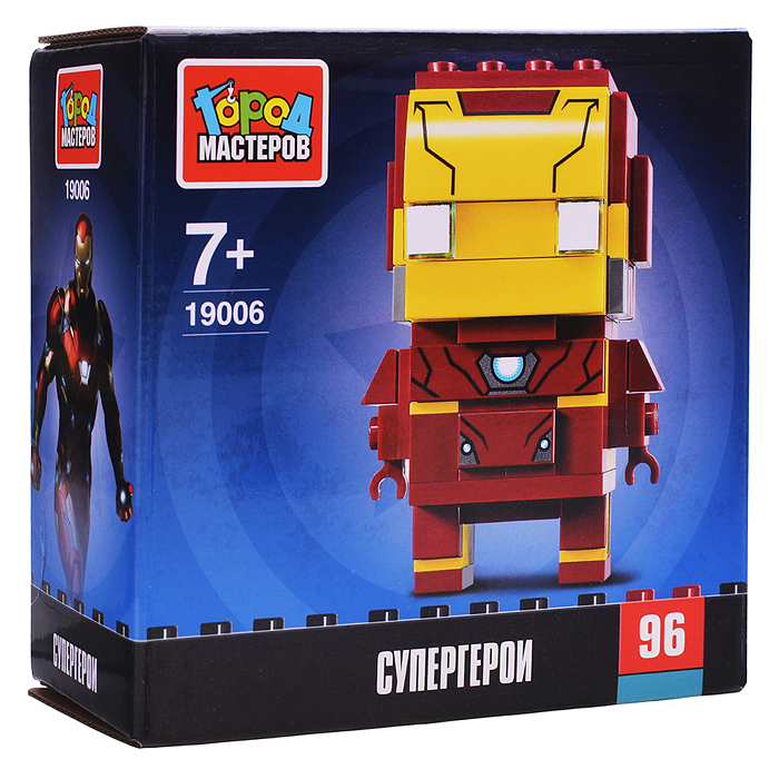 Фото к товару Конструктор сборная фигурка "Супергерои" 96 дет. Конструктор сборная фигурка "Супергерои" 96 дет.