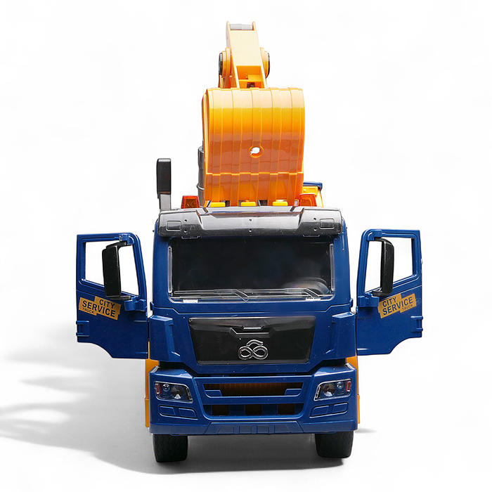 Фото к товару Машина WY1114A "Экскаватор" 1:10 (свет, звук) в коробке Машина WY1114A "Экскаватор" 1:10 (свет, звук) в коробке