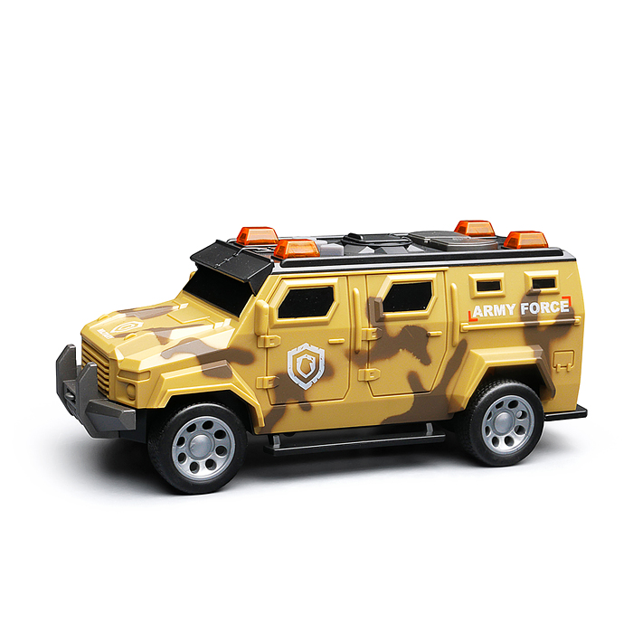 Машина WY1133D "Броневик" 1:32 (свет. Звук) в коробке